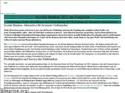 Sites similar to sozialebanken.de