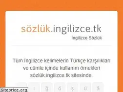 Sites similar to sozluk.ingilizce.tk