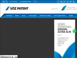 Sites similar to sozpatent.com.tr
