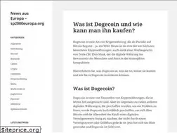 Sites similar to sp2000europa.org
