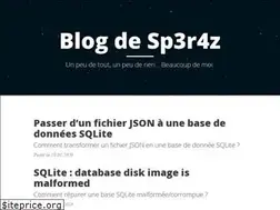 Sites similar to sp3r4z.fr