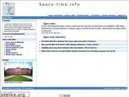 Sites similar to space-time.info