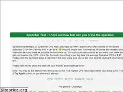 Sites similar to spacebarclicktest.com