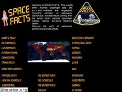 Sites similar to spacefacts.de
