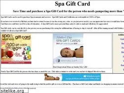 Sites similar to spagiftcard.info