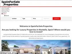 Sites similar to spainforsale.properties