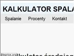 Sites similar to spalanie.formuly.pl