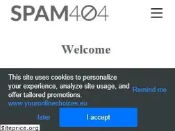 Sites similar to spam404.com