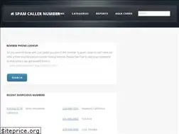 Sites similar to spamcallernumber.com