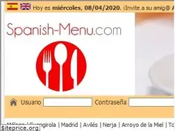 Sites similar to spanish-menu.com