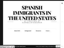 Sites similar to spanishimmigrantsintheus7.wordpress.com