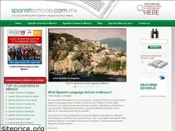 Sites similar to spanishschools.com.mx