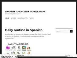 Sites similar to spanishtoenglishsite.wordpress.com