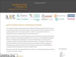Sites similar to spanishtranslationvancouver.com