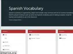 Sites similar to spanishvocabulary.ca