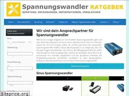 Sites similar to spannungswandler-test.de