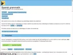 Sites similar to spanskgrammatik.dk
