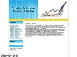 Sites similar to sparbuchzinsen.net