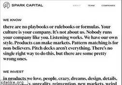 Sites similar to sparkcapital.com