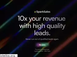 Sites similar to sparksales.co