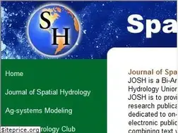 Sites similar to spatialhydrology.com