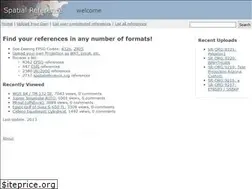 Sites similar to spatialreference.org