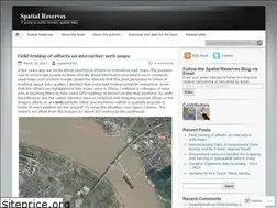 Sites similar to spatialreserves.wordpress.com