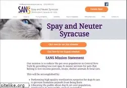 Sites similar to spayandneutersyracuse.org