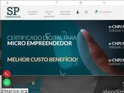 Sites similar to spcertificados.com.br