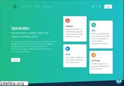 Sites similar to speakabo.com