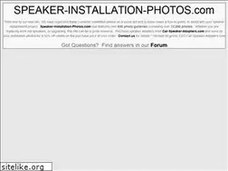 Sites similar to speaker-installation-photos.com
