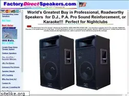Sites similar to speakerfactory.net