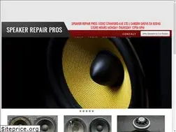 Sites similar to speakerrepairpros.com