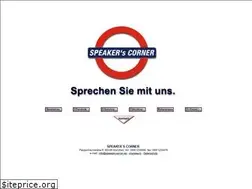 Sites similar to speakers-corner.de
