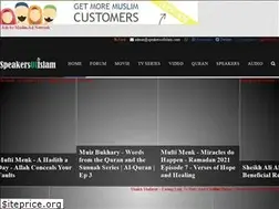 Sites similar to speakersofislam.com