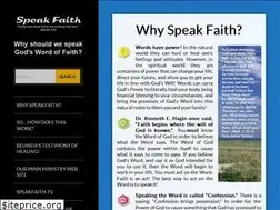 Sites similar to speakfaith.com