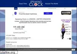 Sites similar to speaking-clock.com