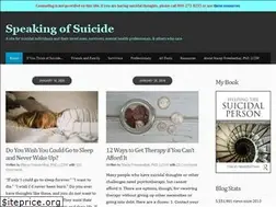 Sites similar to speakingofsuicide.com
