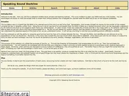 Sites similar to speakingsounddoctrine.com