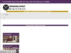 Sites similar to speakingspirit.org