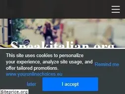 Sites similar to speakitalian.org