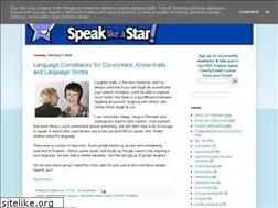 Sites similar to speaklikeastar.com