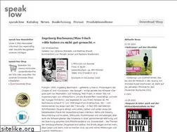 Sites similar to speaklow.de