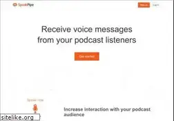 Sites similar to speakpipe.com