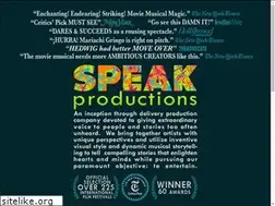 Sites similar to speakproductions.com
