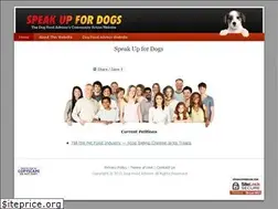 Sites similar to speakupfordogs.com