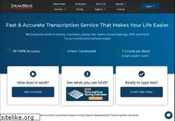 Sites similar to speakwrite.com