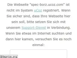 Sites similar to spec-borz.ucoz.com