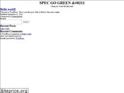 Sites similar to specgogreen.com