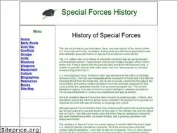 Sites similar to specialforceshistory.info